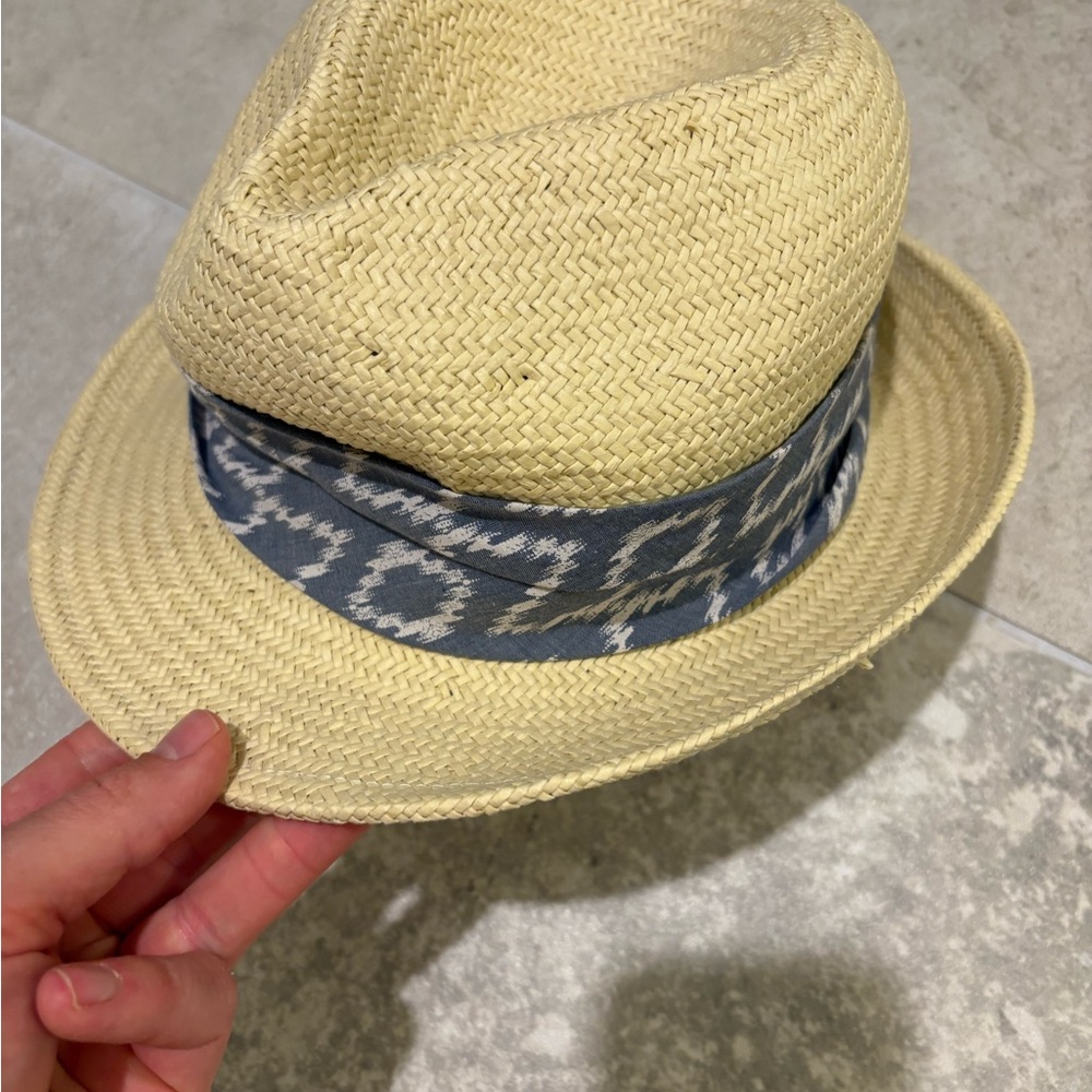 Banana Republic Cream Straw Fedora